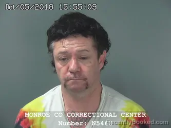 Mugshot of Micah Dale Hays booked in Monroe County, Indiana on August 24, 2026
