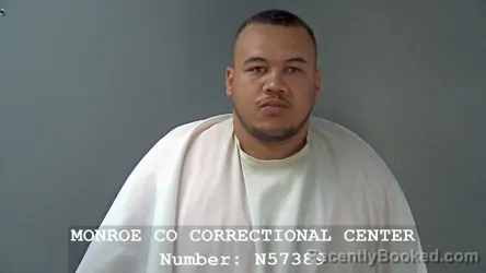 Mugshot of Edward Christopher Jackson booked in Monroe County, Indiana on August 23, 2026