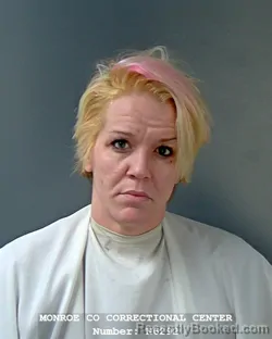 Booking photo from Monroe County, Indiana