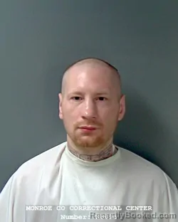 Mugshot of ZACHARY LEE OVERMILLER booked in Monroe County, Indiana on March 26, 2026