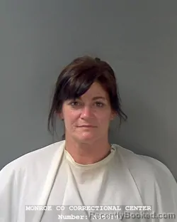 Mugshot of Michelle Nicole Arthur booked in Monroe County, Indiana on August 23, 2026