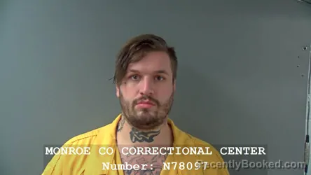 Mugshot of ETHAN WILLIAM ELY booked in Monroe County, Indiana on April 2, 2026