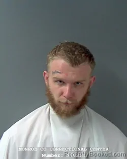 Mugshot of ZACHARY REED HUPP booked in Monroe County, Indiana on April 29, 2026