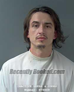 Booking photo from Monroe County, Indiana