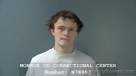 Mugshot of CLAYTON ALLEN SNAPP booked in Monroe County, Indiana on April 28, 2026