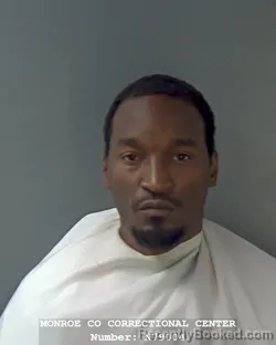 Booking photo from Monroe County, Indiana