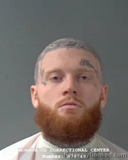 Mugshot of NICHOLAS ROBERT SAUNDERS booked in Monroe County, Indiana on May 8, 2026