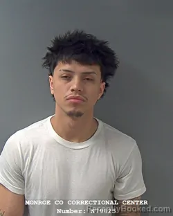 Mugshot of ALEXANDER ORTIZ SALAS booked in Monroe County, Indiana on March 28, 2026