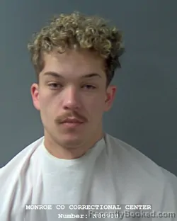 Mugshot of GAGE RUSSELL BEARD booked in Monroe County, Indiana on March 18, 2026