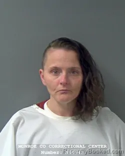 Mugshot of KARINA LYNN MOORE booked in Monroe County, Indiana on March 7, 2026