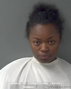 Mugshot of KEASHA EUNIQUE GARRISON booked in Monroe County, Indiana on March 21, 2026