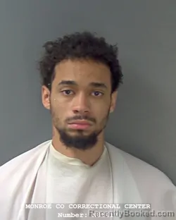 Booking photo from Monroe County, Indiana
