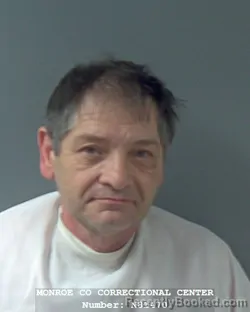 Booking photo from Monroe County, Indiana