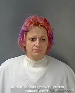 Mugshot of EMERALD DANIELLE GLAZE booked in Monroe County, Indiana on June 4, 2026