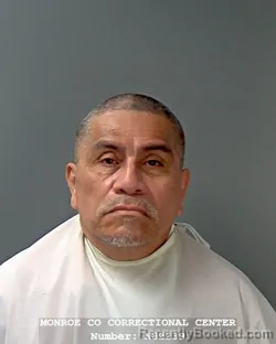 Mugshot of ARTURO ZENTENO GUILLEN booked in Monroe County, Indiana on July 13, 2026