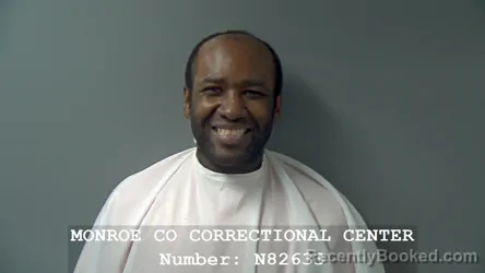 Booking photo from Monroe County, Indiana