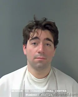 Booking photo from Monroe County, Indiana