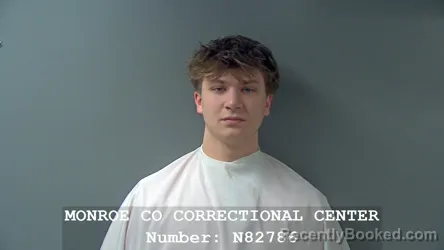 Mugshot of DYLAN JOSEPH DELISE booked in Monroe County, Indiana on March 5, 2026