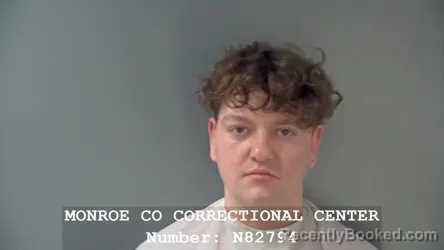 Mugshot of AVERY HORNADAY booked in Monroe County, Indiana on March 8, 2026