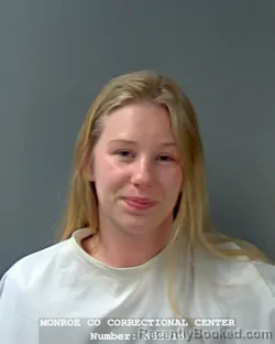 Mugshot of ANNELIESE NICOLE BURIFF booked in Monroe County, Indiana on March 15, 2026