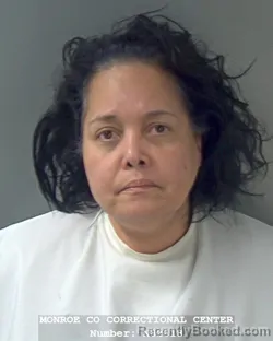 Mugshot of SILVIA J MENDOZA HOURNE booked in Monroe County, Indiana on March 15, 2026