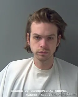 Mugshot of JORDAN THOMAS ROSS booked in Monroe County, Indiana on March 18, 2026