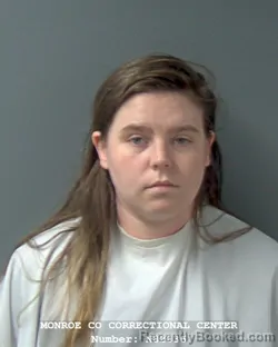 Mugshot of HANNAH RENEE BATTS booked in Monroe County, Indiana on March 24, 2026