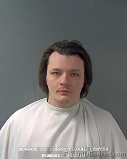 Mugshot of JONATHAN BRADY MOORE booked in Monroe County, Indiana on March 25, 2026