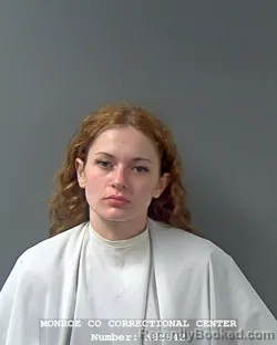 Mugshot of ALEXIS MAY MOWERY booked in Monroe County, Indiana on March 25, 2026