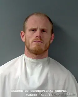 Mugshot of JUSTIN TAYLOR ROBINSON booked in Monroe County, Indiana on March 28, 2026