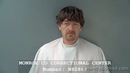 Mugshot of NATHAN LEE KENWORTHY booked in Monroe County, Indiana on April 3, 2026