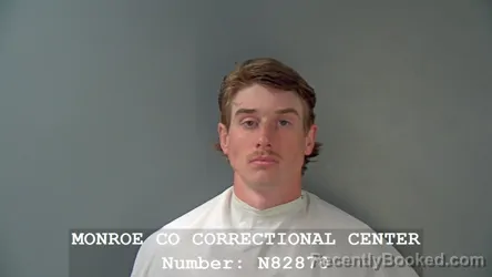 Mugshot of TREVIN EARNST HUTCHINSON booked in Monroe County, Indiana on April 4, 2026