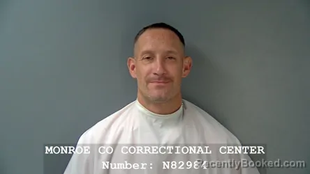 Mugshot of MATTHEW CHARLES HAGG booked in Monroe County, Indiana on April 29, 2026