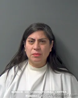 Mugshot of ELIA FABIOLA CHICAS CANALES booked in Monroe County, Indiana on May 9, 2026