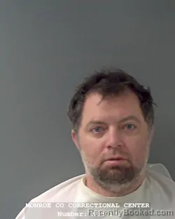 Mugshot of DERRICK ALLEN HOLT booked in Monroe County, Indiana on May 10, 2026