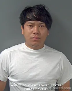 Booking photo from Monroe County, Indiana