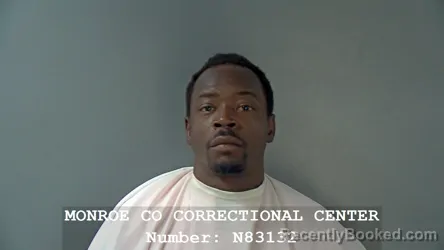 Mugshot of ANTWAUN DUPREE JORDAN booked in Monroe County, Indiana on June 24, 2026