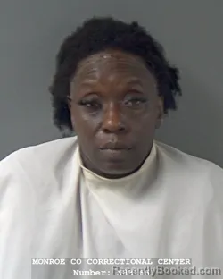 Mugshot of RESHA NECO TAYLOR booked in Monroe County, Indiana on July 8, 2026