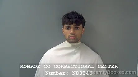 Mugshot of Aryan Dineshchanra Patel booked in Monroe County, Indiana on September 2, 2026