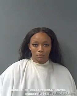 Mugshot of Aloni-Symone Leigh Slatter booked in Monroe County, Indiana on September 5, 2026