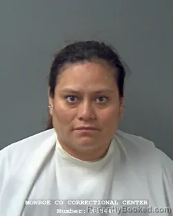 Mugshot of Maria E Diaz booked in Monroe County, Indiana on October 3, 2026