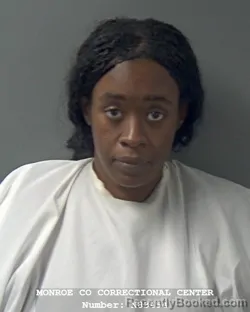 Mugshot of Toris Michelle Mayfield booked in Monroe County, Indiana on October 24, 2026