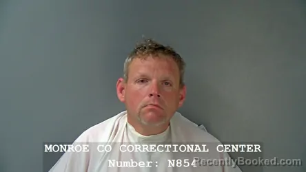 Mugshot of CASEY DAVID CAVE booked in Monroe County, Indiana on June 24, 2026
