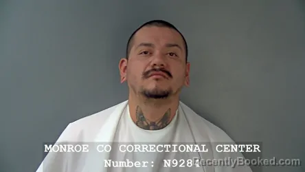 Mugshot of LEONARDO MAGNO CHAVEZ booked in Monroe County, Indiana on April 23, 2026