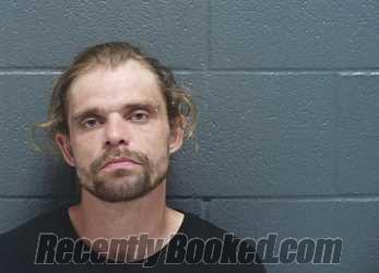 Booking photo from Montgomery County, Indiana