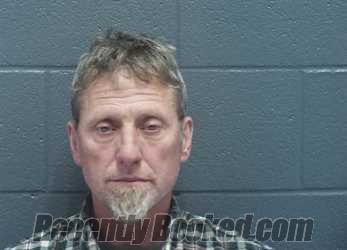 Booking photo from Montgomery County, Indiana