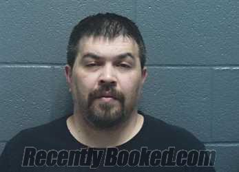 Booking photo from Montgomery County, Indiana