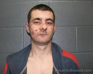 Mugshot of TYLER RUSSEL SPORE booked in Montgomery County, Indiana on April 3, 2026