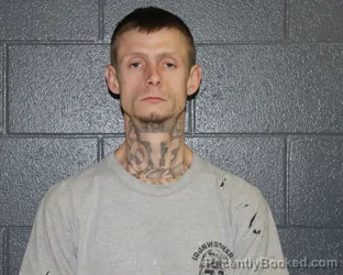 Mugshot of KORY EVAN JONES booked in Montgomery County, Indiana on April 22, 2026