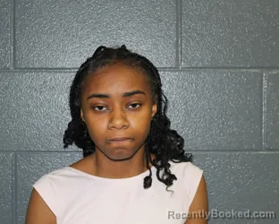 Mugshot of BRIELLE MONIQUE HUTCHISON booked in Montgomery County, Indiana on June 21, 2026